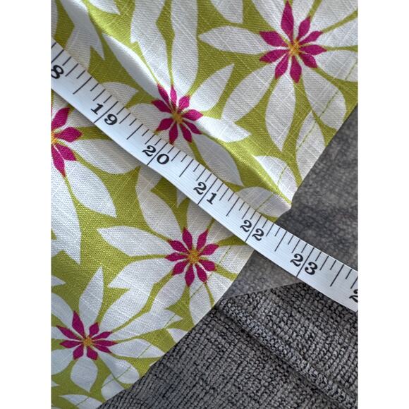 ModCloth Love Of Buttons Sleeveless Linen Top Green Floral Womens Sz XXS NWT - Picture 8 of 9